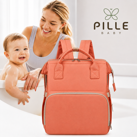 PilleKuckó™ - a fekvőhellyé nyitható pelenkázótáska